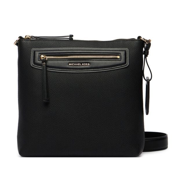 Torebka MICHAEL Michael Kors. Czarne listonoszki damskie MICHAEL Michael Kors, bez wzorów, bez dodatków. Za 846.99 zł.