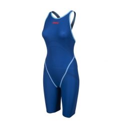 Strój kąpielowy dla kobiet Arena Powerskin Core Fx Cb. Niebieskie kostiumy jednoczęściowe damskie Arena, s, bez wzorów, z materiału, klasyczne, moda ciążowa, do pływania. Za 2,348.43 zł.