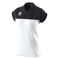 Koszulka Errea Bessy Maglia Mc Ad Damskie. Białe koszulki sportowe damskie ERREA, m, bez wzorów, z materiału, bez kołnierzyka, bez ramiączek, na fitness i siłownię. Za 180.15 zł.