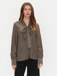 Gap Bluzka 618636-00 Brązowy Regular Fit. Brązowe bluzki damskie GAP, l, bez wzorów, z syntetyku, bez kołnierzyka, bez ramiączek. Za 229.99 zł.