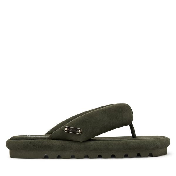 Japonki Naked Wolfe. Zielone klapki damskie Naked Wolfe, bez wzorów, bez obcasa. Za 559.99 zł.