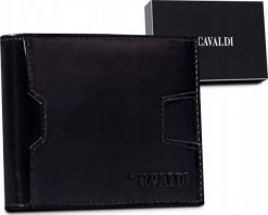 4U Cavaldi Skórzana Banknotówka Męska Z Systemem Rfid Protect. Portfele męskie 4U Cavaldi, bez wzorów. Za 107.23 zł.