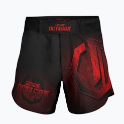 Spodenki treningowe męskie Octagon Legion Conquest. Czarne szorty męskie OCTAGON, m, bez wzorów, z elastanu. Za 169.99 zł.
