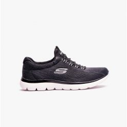 Buty damskie SKECHERS Summits Fun Flare. Czarne obuwie sportowe damskie Skechers, bez wzorów, trekkingowe, Skechers Sport. Za 219.99 zł.
