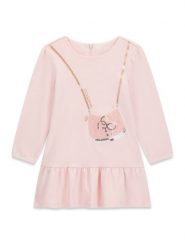 Guess Sukienka codzienna K6BK05 K5934 Różowy jasny Regular Fit. Czerwone sukienki dla dziewczynek Guess, z aplikacjami, z bawełny, bez ramiączek. Za 194.99 zł.