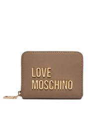 LOVE MOSCHINO Portfel JC5613PP0PKD0105 Beżowy. Brązowe portfele damskie Love Moschino, bez wzorów, ze skóry. Za 399.99 zł.