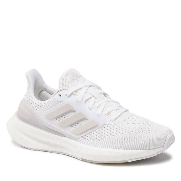 Buty do biegania adidas. Białe obuwie sportowe damskie Adidas, bez wzorów, do biegania. Za 649.99 zł.