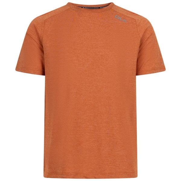 T-shirt DLX Conall. Brązowe t-shirty męskie DLX, l, bez wzorów, z elastanu, bez kołnierzyka. Za 202.70 zł.