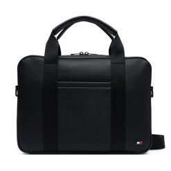 Torba na laptopa Tommy Hilfiger. Czarne torby na laptopa męskie Tommy Hilfiger, bez wzorów. Za 569.99 zł.