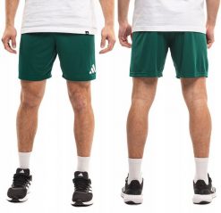 Adidas Spodenki męskie adidas Entrada 26 zielone KE9828 2XL. Zielone krótkie spodenki sportowe męskie Adidas, m, bez wzorów. Za 58.31 zł.
