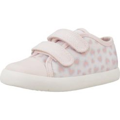 Tenisówki Geox Model B Gisli Girl Kolor Rose. Czerwone buty sportowe dziewczęce Geox, bez wzorów, bez zapięcia, tenisowe. Za 171.99 zł.