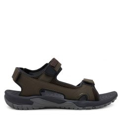 Sandały Jack Wolfskin. Brązowe sandały męskie Jack Wolfskin, bez zapięcia. Za 249.99 zł.