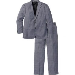 Garnitur (2 części) bonprix szaro-czarny wzorzysty. Garnitury męskie marki bonprix. Za 109.99 zł.