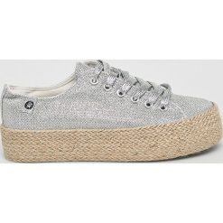 Answear - Espadryle Anesia. Szare espadryle damskie ANSWEAR, z materiału. W wyprzedaży za 69.90 zł.