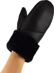 Podhale Regionals Ciepłe rękawiczki skórzane z jednym palcem owca M damskie - długość od nadgarstka 22cm. Rękawiczki damskie Podhale Regionals, bez wzorów. Za 89.99 zł.