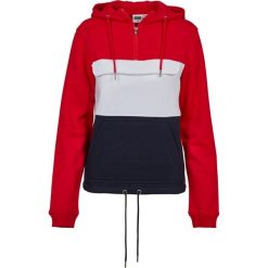Damska bluza z kapturem urban Classic sweat pull over. Czerwone bluzy damskie Urban Classics, bez wzorów, z kapturem. Za 214.00 zł.