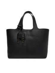 Elisabetta Franchi Torebka BS-96A-52E2-V450 Czarny. Czarne torebki do ręki damskie Elisabetta Franchi, bez wzorów, ze skóry, bez dodatków. Za 959.99 zł.