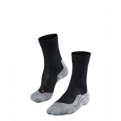 Skarpetki damskie Falke TK5. Czarne skarpety damskie Falke, bez wzorów, z materiału. Za 158.50 zł.