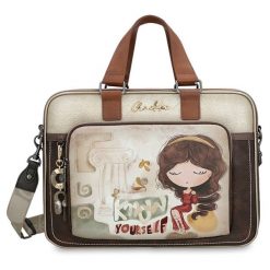 Brązowa Damska Torba Na Laptopa Anekke. Brązowe torby na laptopa damskie Anekke, bez wzorów. Za 499.00 zł.