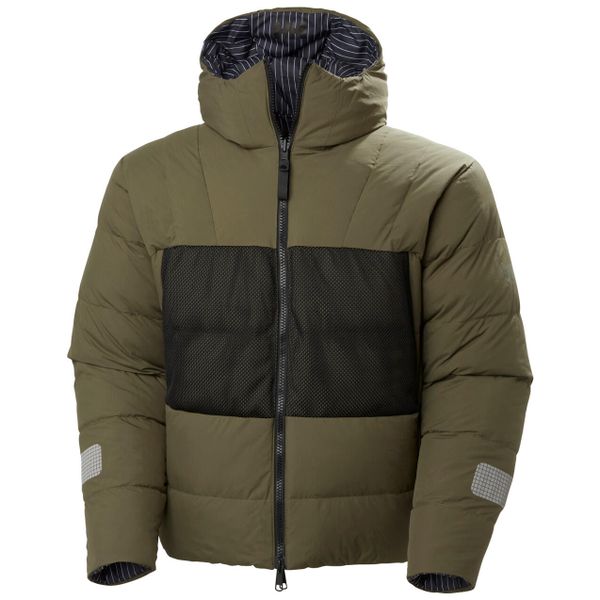Odwracalna kurtka z kapturem Helly Hansen Arc. Szare kurtki męskie Helly Hansen, m, bez wzorów, z puchu, z kapturem. W wyprzedaży za 1,914.00 zł.