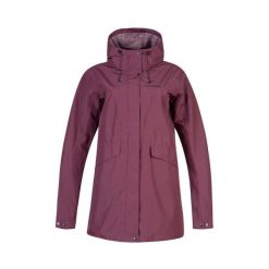 Damska kurtka wodoodporna Hannah Zafrina II. Czerwone kurtki sportowe damskie Hannah, bez wzorów, bez kaptura, trekkingowe. Za 356.80 zł.