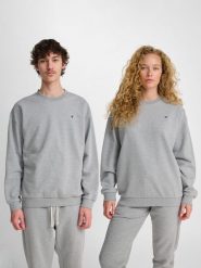 Bluza Hummel Bee. Szare bluzy sportowe damskie Hummel, s, bez wzorów, z bawełny, bez kaptura, na fitness i siłownię. Za 161.95 zł.