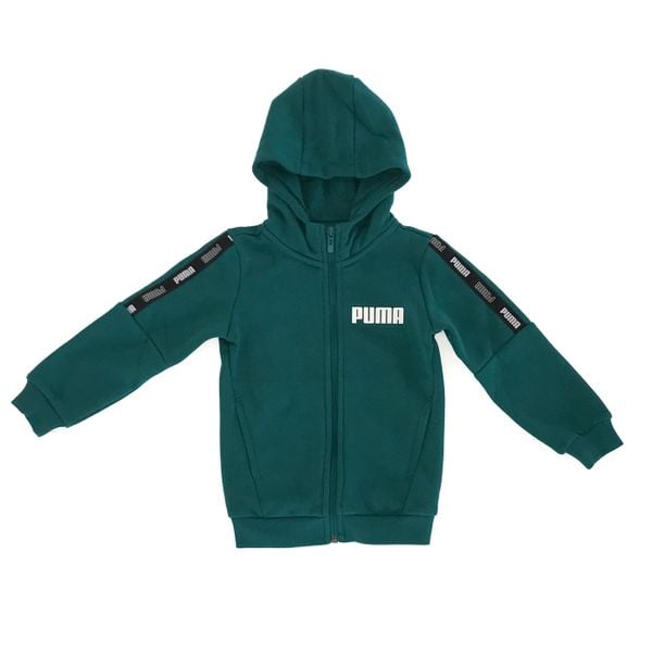 Puma Bluza Tape 67407313. Szare bluzy damskie Puma, bez wzorów, z bawełny, bez kaptura. Za 166.99 zł.