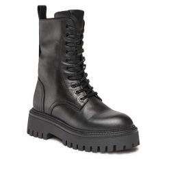 Trapery GINO ROSSI. Czarne śniegowce i trapery damskie Gino Rossi. Za 279.99 zł.