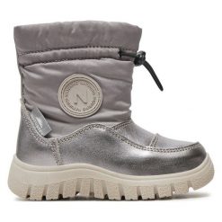Śniegowce Naturino. Szare śniegowce dziewczęce Naturino, bez zapięcia. Za 399.99 zł.