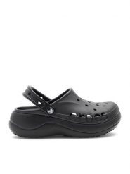 Crocs Klapki BAYA PLATFORM CLOG 208186-001 Czarny. Czarne klapki damskie Crocs, bez wzorów, z syntetyku, bez obcasa. Za 236.99 zł.