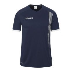 Koszulka treningowa męska Uhlsport Impulse. Białe koszulki sportowe męskie Uhlsport, m, bez wzorów, bez kołnierzyka, bez ramiączek, do piłki nożnej. Za 214.00 zł.