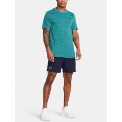 Spodenki treningowe męskie Under Armour UA Vanish Woven 6in. Niebieskie krótkie spodenki sportowe męskie Under Armour, m, bez wzorów. Za 129.99 zł.