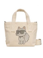 KARL LAGERFELD Torebka A3W50115 Écru. Torebki do ręki damskie KARL LAGERFELD, bez wzorów, z materiału, bez dodatków. Za 269.99 zł.