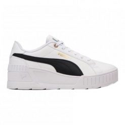 Buty Puma Karmen Wedge W 390985 02 białe. Białe obuwie sportowe damskie bez wzorów. Za 410.37 zł.