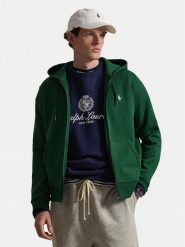 Polo Ralph Lauren Bluza 710881517508 Zielony Regular Fit. Zielone bluzy męskie Polo Ralph Lauren, m, bez wzorów, z bawełny, bez kaptura. Za 879.99 zł.
