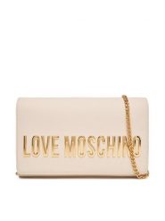 LOVE MOSCHINO Torebka JC4103PP1NKD0110 Beżowy. Brązowe torebki do ręki damskie Love Moschino, bez wzorów, ze skóry, wizytowe, bez dodatków. Za 519.99 zł.