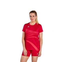Damski jersey Erima Racing. Czerwone koszulki sportowe damskie Erima, bez wzorów, z jersey, sportowe, bez kołnierzyka. Za 184.50 zł.