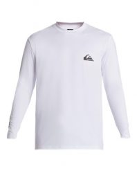 Koszulka surfingowa z długim rękawem UPF 50 dla Mężczyzn EVERYDAY SURF Biały. Białe bluzki z długim rękawem męskie Quiksilver, m, bez wzorów, z elastanu, bez kołnierzyka. Za 169.99 zł.
