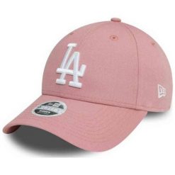 Czapka z daszkiem New Era League Essential 9Forty Los Angeles Dodgers. Czerwone czapki i kapelusze damskie New Era, bez wzorów. Za 109.99 zł.