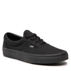 Tenisówki Vans. Czarne trampki i tenisówki damskie Vans, bez wzorów, bez zapięcia. Za 429.99 zł.