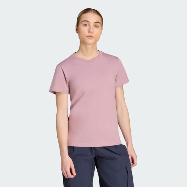 KOSZULKA TERREX MOUNTAIN GRAPHIC. Białe t-shirty damskie Adidas, m, bez wzorów, z bawełny, klasyczne, bez kołnierzyka. Za 149.00 zł.