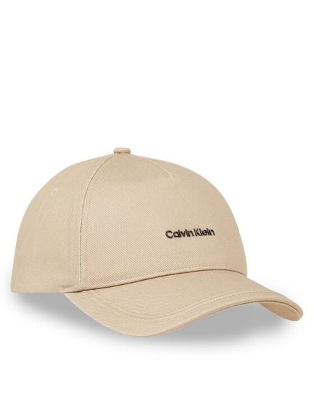 Calvin Klein Czapka z daszkiem Metal Lettering Bb Cap K50K511999 Beżowy. Brązowe rękawiczki męskie Calvin Klein, bez wzorów, z materiału. Za 159.99 zł.