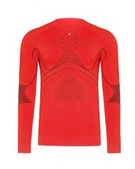 Koszulka termoaktywna męska X-Bionic Energy Accumulator 4.0 Red. Czerwone koszulki sportowe męskie X Bionic, l, bez wzorów, z dzianiny, bez kołnierzyka, bez ramiączek, na fitness i siłownię. Za 360.00 zł.