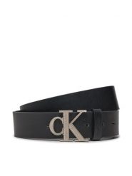 Calvin Klein Pasek Męski Monogram Hardware 35Mm K50K510063 Czarny. Czarne paski damskie Calvin Klein, bez wzorów, ze skóry. Za 169.99 zł.