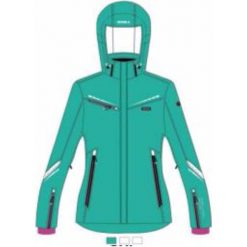 Brugi Kurtka narciarska damska 2AJM-SHL Verde Acq Bian Bia r. L. Kurtki damskie marki Brugi. Za 369.00 zł.