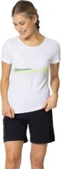 Koszulka z krótkim rękawem damska ODLO F-Dry Ridgeline T-Shirt Crew Neck. Białe koszulki sportowe damskie Odlo, l, bez wzorów, z materiału, bez kołnierzyka, bez ramiączek, trekkingowe. Za 256.40 zł.