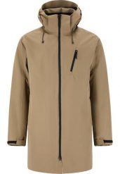 Parka z kapturem Whistler Bellway 10000. Brązowe parki męskie Whistler, l, bez wzorów, z poliesteru, sportowe, z kapturem. Za 506.50 zł.