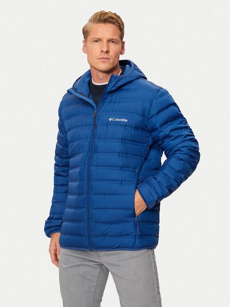 Columbia Kurtka puchowa Lake 22™ II 2086294 Niebieski Regular Fit. Niebieskie kurtki męskie Columbia, m, bez wzorów, z puchu, bez kaptura. Za 409.99 zł.