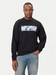 HUGO Bluza Neprix 50545129 Czarny Regular Fit. Czarne bluzy męskie Hugo, m, bez wzorów, z bawełny, bez kaptura. Za 299.99 zł.