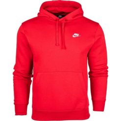 Bluza sportowa męska Nike NSW Club Hoodie. Czerwone bluzy męskie Nike, m, bez wzorów, bez kaptura. W wyprzedaży za 189.00 zł.
